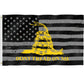 Dont Tread On Me Flag 3x5 - Double Sided Black American Made in USA Gadsden Flags 3Ply Heavy Duty Durable Tea Party Libertarian USA Outdoor Banner