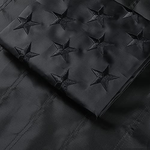 All Black American Flag - 3x5 Ft Outdoor American Black Flags Heavy Duty  Blackout Tactical Us Banner Vivid And Fade Resistant Indoor With Brass  Gromme