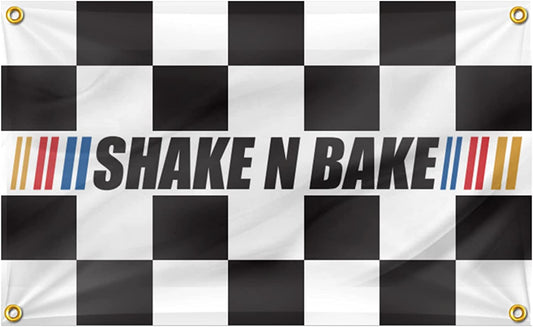 Shake N Bake Flag 3x5 Feet, Funny College Dorm Talladega Nights Flags with 4 Brass Grommets Outdoor&Indoor Decor Banner