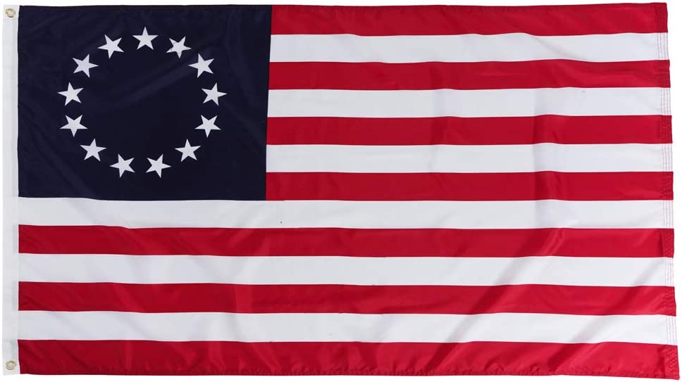 Betsy Ross American US Flag 3x5 Outdoor- 13 Stars Colonies Primitive Vintage US USA Flags Banner Heavy Duty(Betsy Ross Flag)