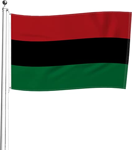 Afro Flag Pan African American Flags 3x5FT for African Home Decor Outdoor Indoor