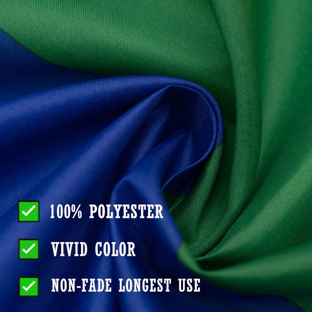 Pride Flag Outdoor Progress Pride Flags 3x5 Gay Bisexual LGBTQ+ Rainbow Banner Fade-Resistant