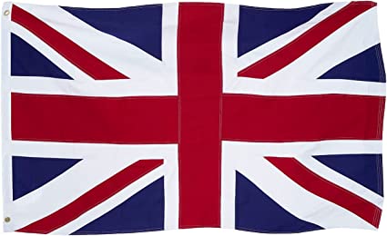 British Flag 3x5 Union Jack England Flags Embroidered Sewn Stripes United Kingdom UK Flag Heavy Duty Outdoor