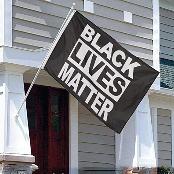 Black Lives Matter Flag 3x5 Outdoor- 100% Durable Polyester Black Pride BLM Flag Banner with 2 Grommets