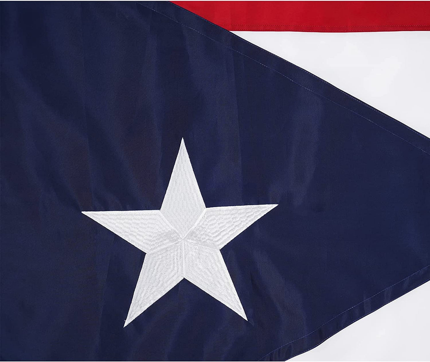 SYII Puerto Rico Flag 4x6 FT, Embroidered Star and Double Stitched Sewn Stripes with 2 Brass Grommets, Durable Polyester Puerto Rican Flags Outdoor Banner, Made in USA