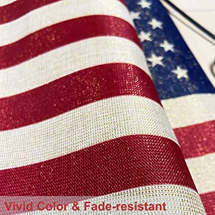 American Flag USA Garden Flag 12 x 18 - Patriotic Double Sided Small American Flags for Yard